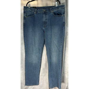 NWT Repreve Buffalo David Bitton Jackson Straight Stretch Jeans Black 40 x 32